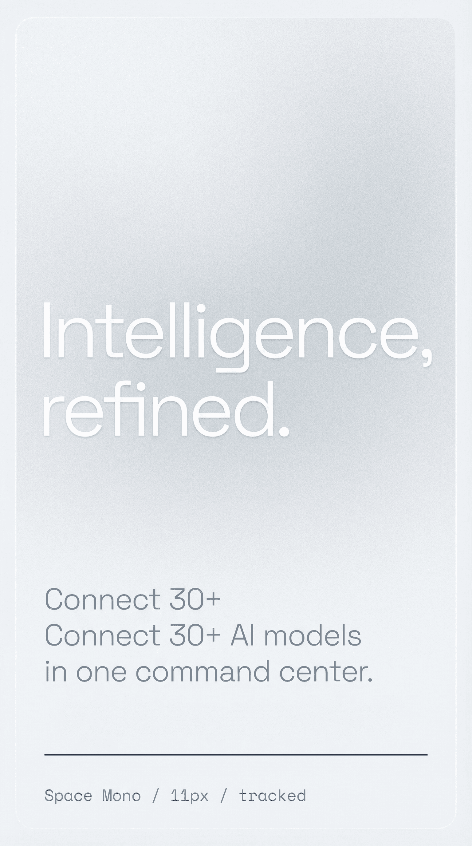 Multi-model orchestration interface
